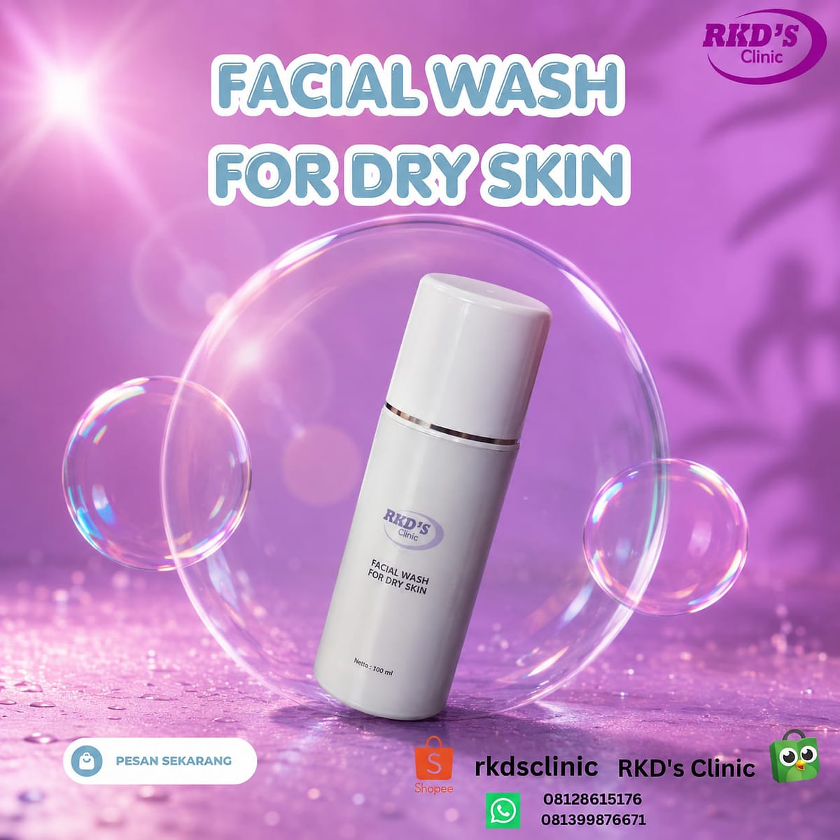 Facial Wash for Dry Skin